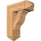 Ekena Millwork Funston Arts and Crafts Smooth Bracket w/ Offset Brace, Western Red Cedar, 7 1/2"W x 20"D x 24"H BKT0806X20X24FST03SWR - alternate 1